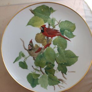 Kaiser Feathered Friends Cardinals Plate
